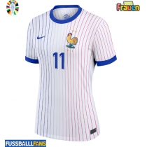 Frankreich Ousmane Dembele #11 Auswärtstrikot Frauen EM 2024 Kurzarm